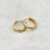 Boucles D'oreilles Huggies Croissants En Or 10K