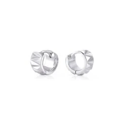 Boucles D'oreilles Huggies Naomi En Acier