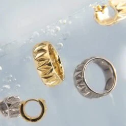 Boucles D'oreilles Huggies Naomi En Acier 2 Boucles D'oreilles Huggies Naomi En Acier -Mathieu Blan Chard Soldes boucles d oreilles huggies naomi en acier mia bijoux boucles anneaux naomi en acier mia x mathieu blanchard mathieu blanchard joaillerie 1052879696