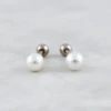 Boucles D'oreilles Perles En Argent Sterling