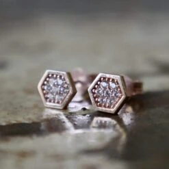 Boucles D'oreilles Rayon De Miel En Or Jaune, Blanc Ou Rose 10K -Mathieu Blan Chard Soldes boucles d oreilles rayon de miel cz sur or jaune blanc ou rose 10k 29650150817959