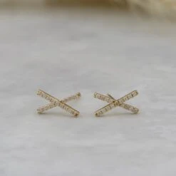 Boucles D'oreilles X En Or 14K Et Moissanite 2 Boucles D'oreilles X En Or 14K Et Moissanite -Mathieu Blan Chard Soldes boucles d oreilles x en or 14k et moissanite dore or 14k mathieu blanchard boucles d oreilles x en or 14k et moissanite mathieu blanchard mathieu blanchard joaillerie 1143897642