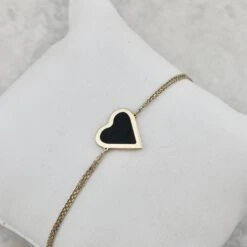 Bracelet Coeur En Or 10K Et Onyx 3 Bracelet Coeur En Or 10K Et Onyx -Mathieu Blan Chard Soldes bracelet coeur en or 10k et onyx or 10k 6 5 7 pouces by h4 016 black bracelet coeur en or 10k et onyx mathieu blanchard joaillerie mathieu blanchard joaillerie 1143897688