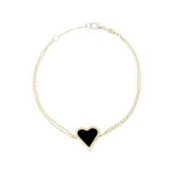 Bracelet Coeur En Or 10K Et Onyx 4 Bracelet Coeur En Or 10K Et Onyx -Mathieu Blan Chard Soldes bracelet coeur en or 10k et onyx or 10k 6 5 7 pouces by h4 016 black bracelet coeur en or 10k et onyx mathieu blanchard joaillerie mathieu blanchard joaillerie 1143897691