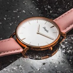 Bracelet De Montre En Cuir Rose - 18mm 2 Bracelet De Montre En Cuir Rose - 18mm -Mathieu Blan Chard Soldes bracelet de montre en cuir rose 18mm 18 mm haydn bracelets de montre mathieu blanchard 39554334261496