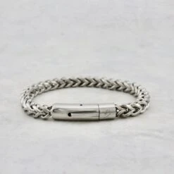 Bracelet La Force En Acier -Mathieu Blan Chard Soldes bracelet la force en acier 7 5 pouces argent mathieu blanchard pbr7am8599s 7 5 bracelet en acier inox noir collection la force mathieu blanchard joaillerie 43126961701112