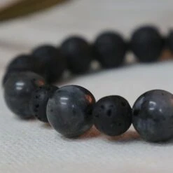 Bracelet Magmatique En Labradorite Et Pierre De Lave 3 Bracelet Magmatique En Labradorite Et Pierre De Lave -Mathieu Blan Chard Soldes bracelet magmatique en labradorite et pierre de lave mathieu blanchard mathieu blanchard 39381918744824