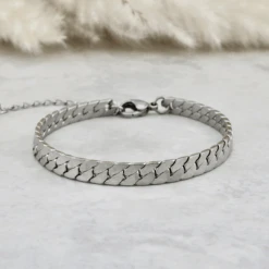 Bracelet Stratus En Acier -Mathieu Blan Chard Soldes bracelet stratus en acier argent mathieu blanchard bracelet en acier inox collection la force par mathieu blanchard mathieu blanchard joaillerie 1170887453