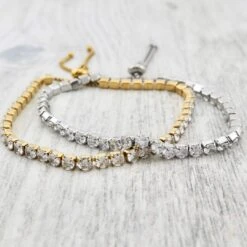 Bracelet Tennis 4mm En Acier