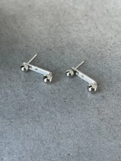 Boucles D'oreilles Amovible Lady En Argent Sterling