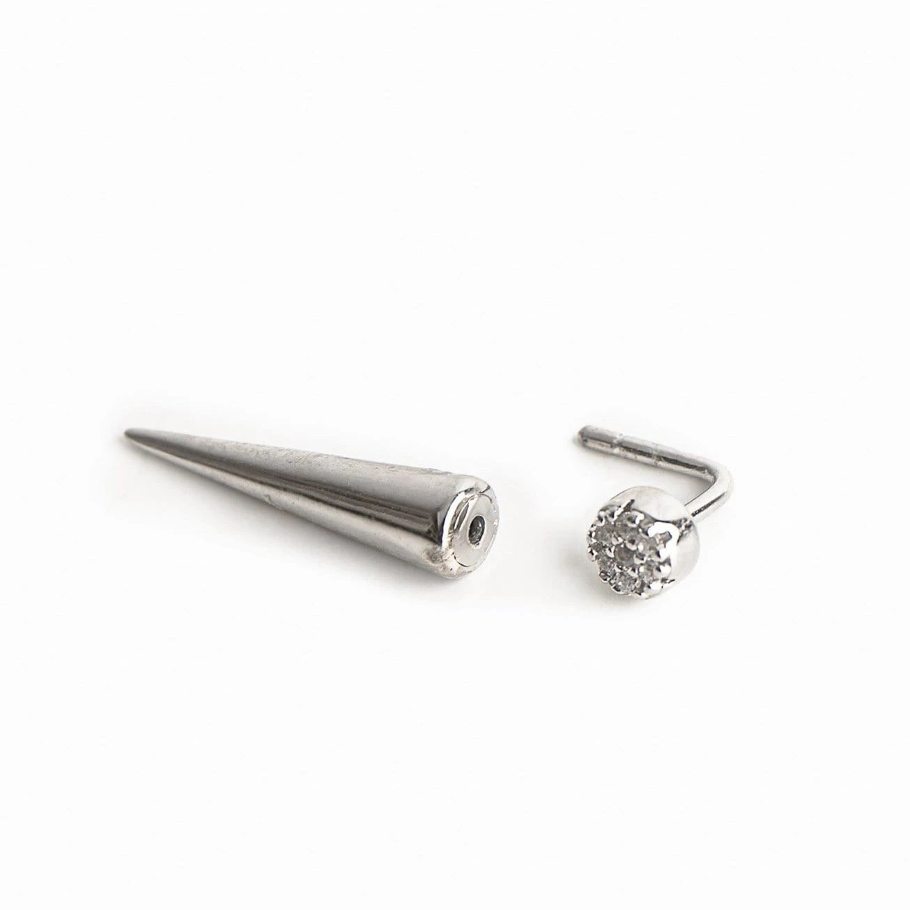 Boucles d'oreilles Connexion en argent sterling Boucles D'oreilles Connexion En Argent Sterling -Mathieu Blan Chard Soldes caroline neron boucles d oreilles connexion cz en argent 29145396445351