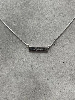 Collier Libre & Assumée En Argent Sterling