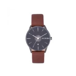 Montre Hour Vision En Cuir Marron