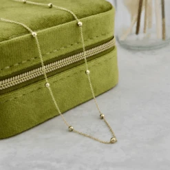 Chaine à Billes En Or Jaune 10K