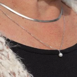 Chaîne Minimaliste Mailles Anglaise 3mm En Argent Sterling -Mathieu Blan Chard Soldes chaine minimaliste mailles anglaise 3mm en argent sterling mathieu blanchard chaine mathieu blanchard 39534670446840