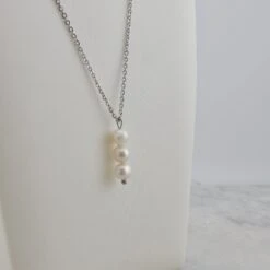 Collier Cadence En Acier -Mathieu Blan Chard Soldes collier cadence en acier argent mathieu blanchard pcoam13038s collier double avec perle baroque en acier mathieu blanchard mathieu blanchard joaillerie 1105318797