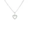 Collier Coeur En Argent Sterling