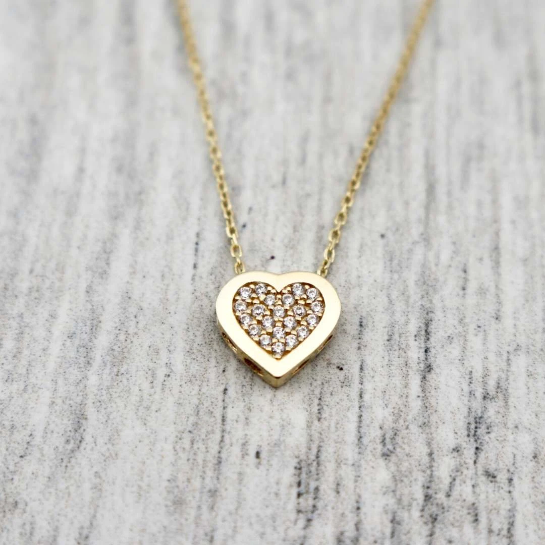 Collier Coeur en or 10K Collier Coeur En Or 10K -Mathieu Blan Chard Soldes collier coeur en or 10k colliers mathieu blanchard 40773543100664