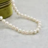 Collier De Perles 5.5 Mm Et Or 14K