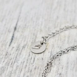 Collier Double Charm En Acier -Mathieu Blan Chard Soldes collier double charm en acier argent mathieu blanchard colliers mathieu blanchard 40444740960504