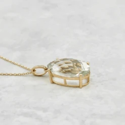 Collier En Or 14K, Diamants Et Améthyste Verte 8 Collier En Or 14K, Diamants Et Améthyste Verte -Mathieu Blan Chard Soldes collier en or 14k diamants et amethyste verte or 14k mathieu blanchard collier en or 14k perle diamants et amethyste mathieu blanchard mathieu blanchard joaillerie 43639442473208