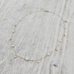 Collier En Or 14K Serti De Diamants Et Perles -Mathieu Blan Chard Soldes collier en or 14k serti de diamants et perles mathieu blanchard mathieu blanchard 40431749234936