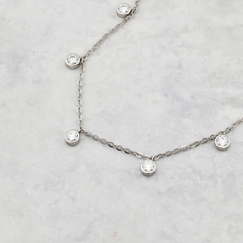 Collier en or 14K serti de moissanites Collier En Or 14K Serti De Moissanites -Mathieu Blan Chard Soldes collier en or 14k serti de moissanites mathieu blanchard collier avec moissanites scintillant en or 10k et moissanites mathieu blanchard mathieu blanchard joaillerie 43362195407096