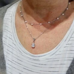 Collier Goutte En Acier -Mathieu Blan Chard Soldes collier goutte en acier mathieu blanchard pendants mathieu blanchard 40717655507192