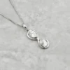 Collier Infini Poire En Or 10K Et Moissanites