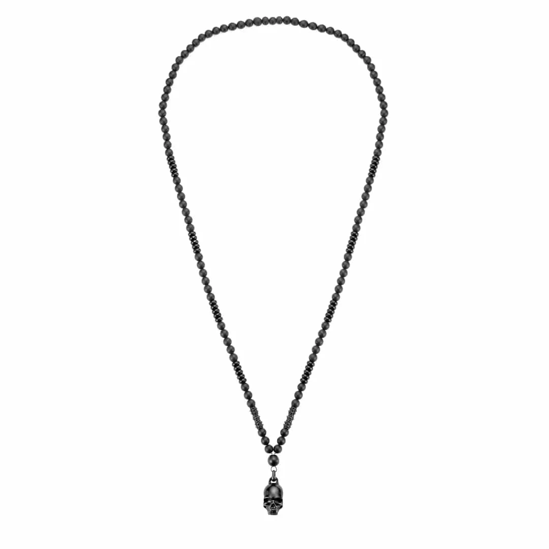 Collier Memento Mori en acier Collier Memento Mori En Acier -Mathieu Blan Chard Soldes collier memento mori en acier skeletonhd collier tete de mort en acier inox pour homme mathieu blanchard mathieu blanchard joaillerie 1170887105