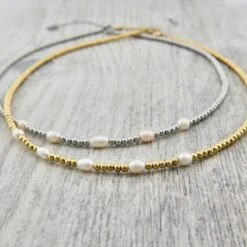 Collier Zéphyr En Acier Et Perles -Mathieu Blan Chard Soldes collier zephyr en acier et perles mathieu blanchard pendants mathieu blanchard 40510434279672