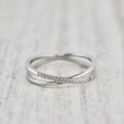 Bague La Croisé En Acier