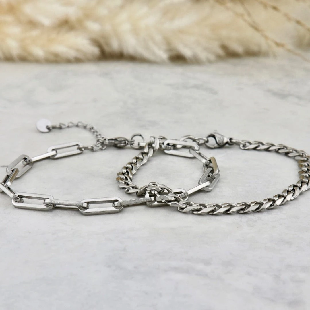 Duo de bracelets Paperclip en acier Duo De Bracelets Paperclip En Acier -Mathieu Blan Chard Soldes duo de bracelets paperclip en acier mathieu blanchard duo de bracelets paperclip en acier inox mathieu blanchard mathieu blanchard joaillerie 43133047603448