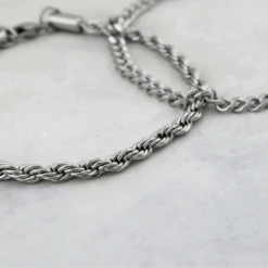 Duo De Bracelets Torsade & Gourmette En Acier 5 Duo De Bracelets Torsade & Gourmette En Acier -Mathieu Blan Chard Soldes duo de bracelets torsade gourmette en acier mathieu blanchard pdum14278s duo de bracelets torsade gourmette 4 5mm en acier inox mathieu blanchard mathieu blanchard joaillerie 1170887138