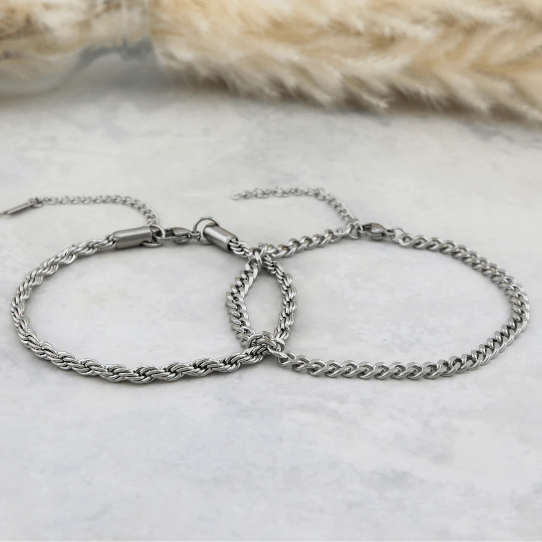 Duo de bracelets Torsade & Gourmette en acier Duo De Bracelets Torsade & Gourmette En Acier -Mathieu Blan Chard Soldes duo de bracelets torsade gourmette en acier mathieu blanchard pdum14278s duo de bracelets torsade gourmette 4 5mm en acier inox mathieu blanchard mathieu blanchard joaillerie 1170887141