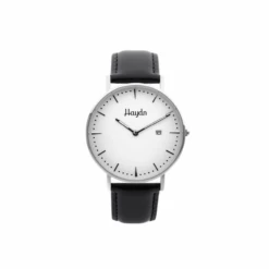 Montre Joseph En Cuir Noir -Mathieu Blan Chard Soldes haydn cuir montre joseph en cuir noir 20991661703335