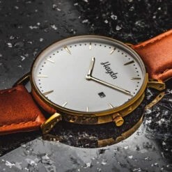 Montre Joseph En Cuir Tan