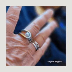 Bague En Argent Sterling Et Perle 4 Bague En Argent Sterling Et Perle -Mathieu Blan Chard Soldes jean bastien bagues bague en argent sterling et perle 38917564104952