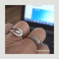 Bague En Argent Sterling Et Perle 6 Bague En Argent Sterling Et Perle -Mathieu Blan Chard Soldes jean bastien bagues bague en argent sterling et perle 38938289078520
