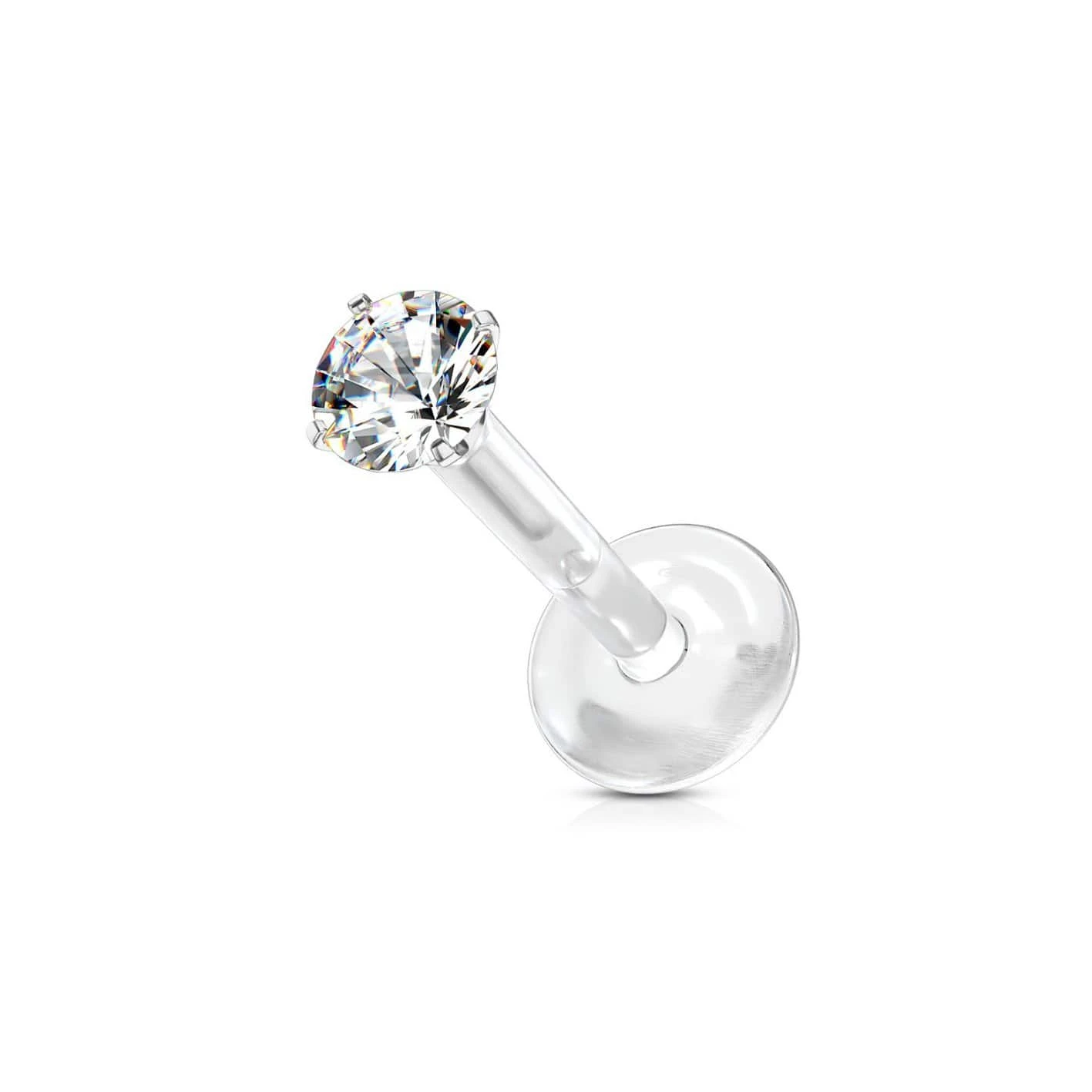 Labret cz 3mm et acier 316L sur bioplast Labret Cz 3mm Et Acier 316L Sur Bioplast -Mathieu Blan Chard Soldes labret cz 3mm et acier 316l sur bioplast 22722735734951