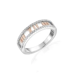 Bague Chiffre Romain En Argent Sterling