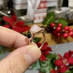 Bague Punk Doux Agate Noire Et Rose En Argent 925 Plaqué Or Rose 3 Bague Punk Doux Agate Noire Et Rose En Argent 925 Plaqué Or Rose -Mathieu Blan Chard Soldes larus bague punk doux agate noire et rose en argent 925 plaque or rose 22249361866919