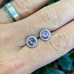 Boucles D'oreilles En Argent Sterling Serties D'améthystes 3 Boucles D'oreilles En Argent Sterling Serties D'améthystes -Mathieu Blan Chard Soldes larus boucles d oreilles boucles d oreilles en argent sterling serties d amethystes 37486809481464