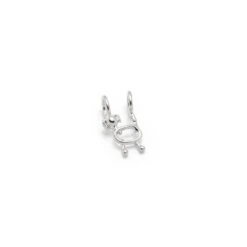 Breloque Chien En Argent Sterling