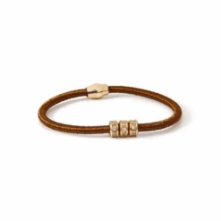 Bracelet De Cuivre Et Argent Sterling