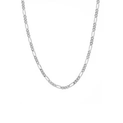 Chaîne Figaro En Argent Sterling -Mathieu Blan Chard Soldes mathieu blanchard argent 18 pouces bracelet de cheville figaro en argent sterling 39126222012664