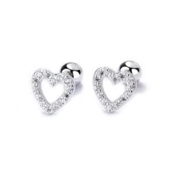 Boucles D'oreilles Coeurs En Argent Sterling 8 Boucles D'oreilles Coeurs En Argent Sterling -Mathieu Blan Chard Soldes mathieu blanchard argent boucles d oreilles coeurs en argent sterling 31175131136167