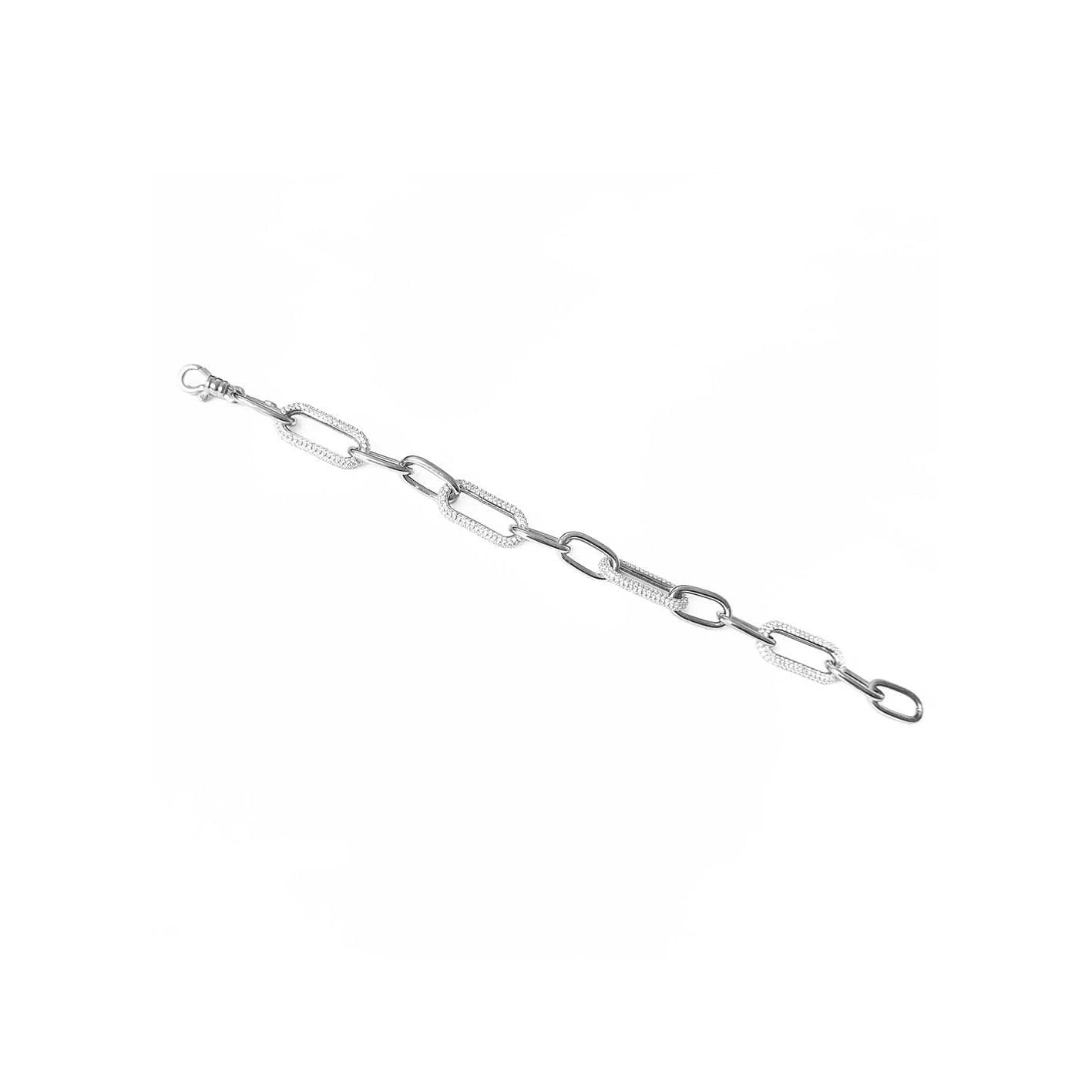 Bracelet Chaîne massive Scintillante en argent sterling Bracelet Chaîne Massive Scintillante En Argent Sterling -Mathieu Blan Chard Soldes mathieu blanchard argent bracelet chaine massive scintillante en argent sterling 30792236662951