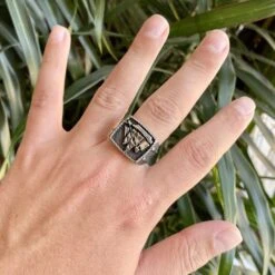 Bague Bateau En Acier -Mathieu Blan Chard Soldes mathieu blanchard bague bague bateau en acier 30756205887655