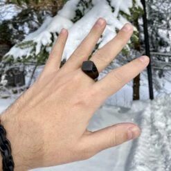 Bague La Corsé En Acier -Mathieu Blan Chard Soldes mathieu blanchard bague bague la corse en acier 22642000494759